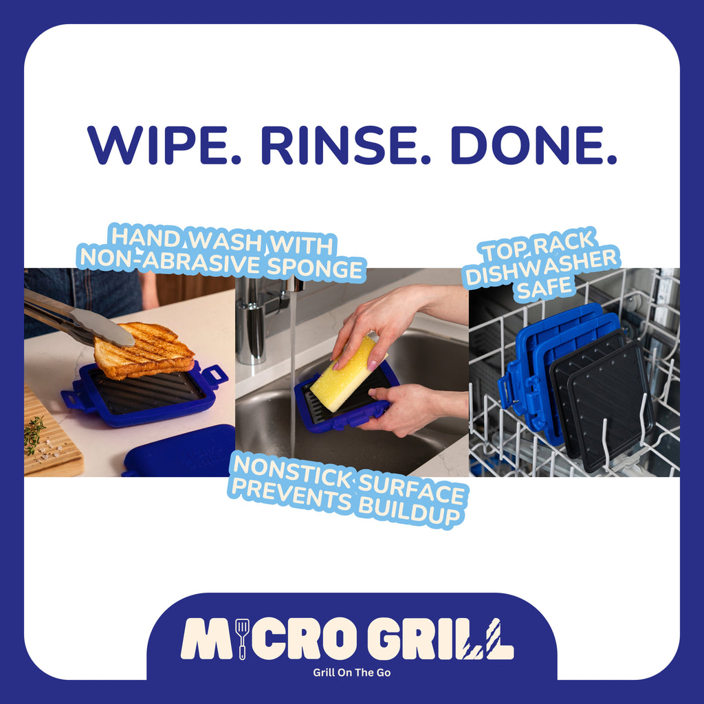 Micro Grill Classic microwave sandwich grill in use