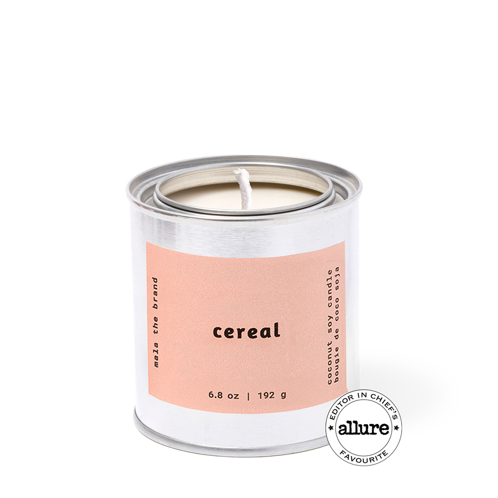 Cereal candle by Mala the Brand, citrus berry lemon scent