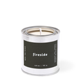 Fireside candle by Mala the Brand, black amber lavender musk scent
